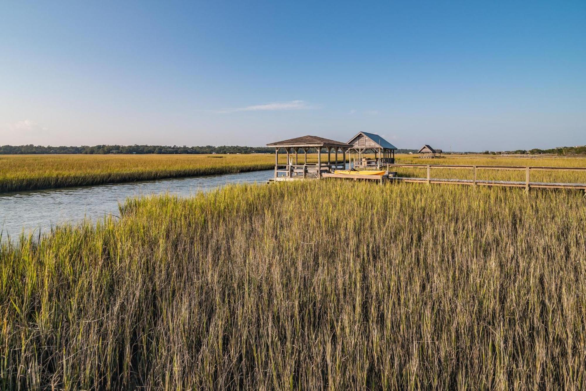 Ocean Breezes Historic Home With Creek Dock Pawleys Island Exterior photo
